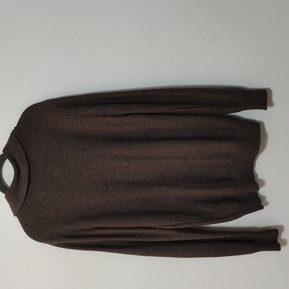 Gap Sweater Size S Shawl Collar 3 Button Long Sleeve Wool Blend Brown Knit NWT - Picture 3 of 13